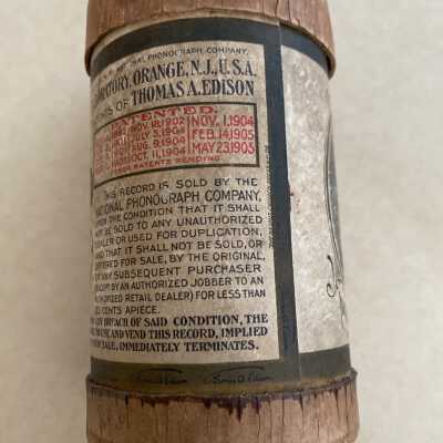 Edison Cylinder Record - In the secret of his presence