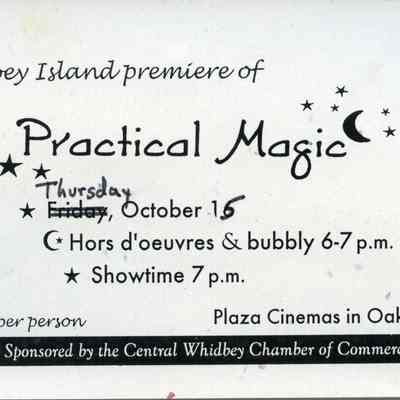 Practical Magic Premiere Ticket