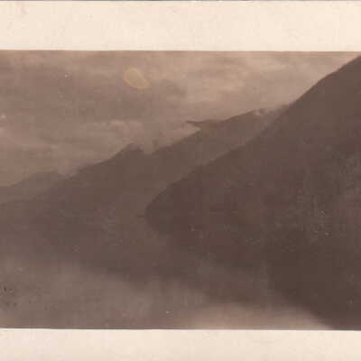 Dark landscape: Origsize: 3.5x5.5; Origformat: Print-Photographic