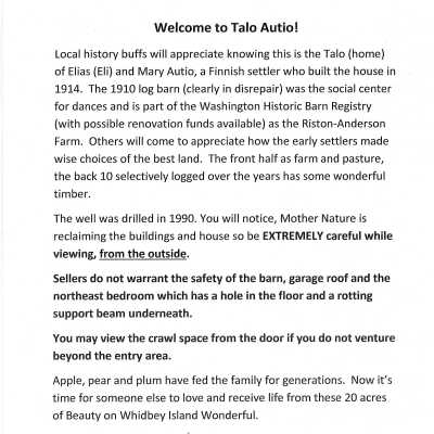 Welcome to Talo Autio!