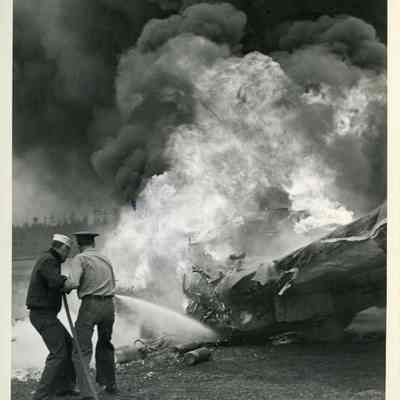 Fiery Crash - NAS Whidbey