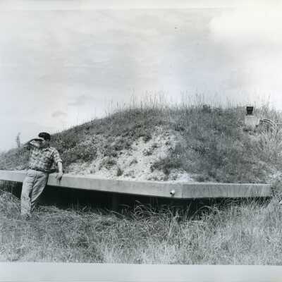 Underground Gun Observation Site - Print, Photographic