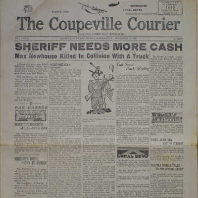 Coupeville Courier, November 27, 1952