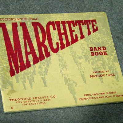 Marchette Band Book, Conductor's Score (Piano)