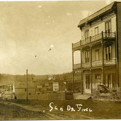 Benson Hotel, San de Fuca - Postcard