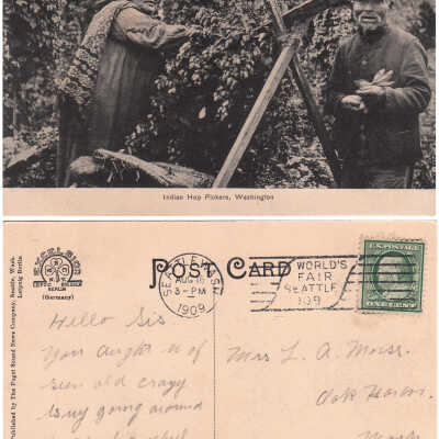 Indian Hop Pickers, Washington