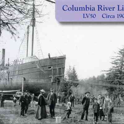 Columbia River Lightship postcard