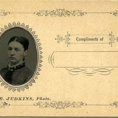 Photograph, Minnie Van Wormer. Acc. # 2019.024.036