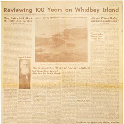 Whidbey Island Centennial Supplement, Whidbey Press, 1951