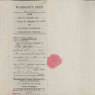 Warranty Deed - John T. Rogers