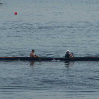 Canoe in Penn Cove