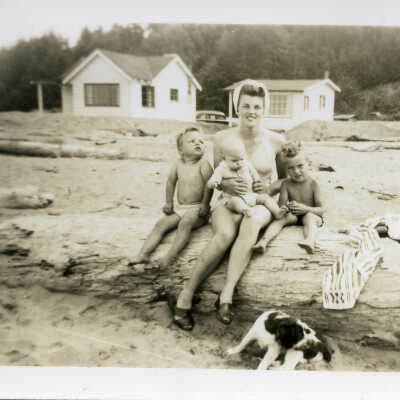 Virginia Bell Erickson and sons