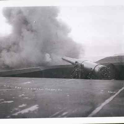 71st Co. Firing a 10 inch gun