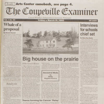 Coupeville Examiner, March 15, 2002