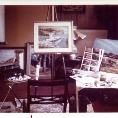 Paintings on Easels