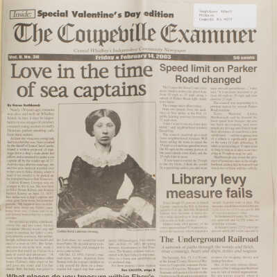 Coupeville Examiner, February 14, 2003