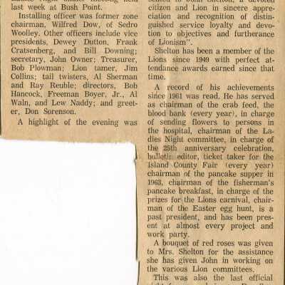 Newspaper - Lions Club