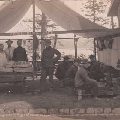 Early Cook Shack, Upside Down Cafe: Origsize: 3.5x5.5; Origformat: Print-Photographic