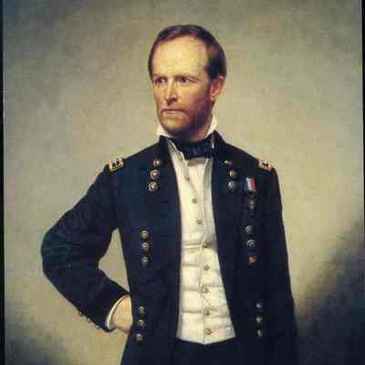 William Tecumseh Sherman postcard