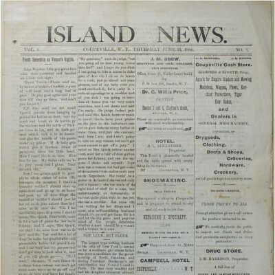 Island News - June 19, 1884