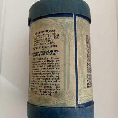 Columbia Cylinder Record - Sale of pawn brokers goods talking