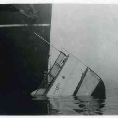 Sinking of the "Calista"