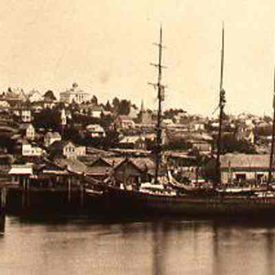 Docked Sailing Ship