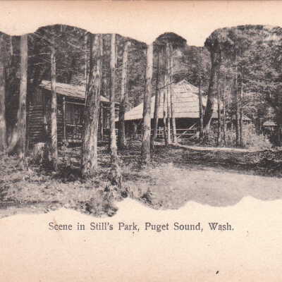 Scene in Still's Park, Puget Sound, Wash