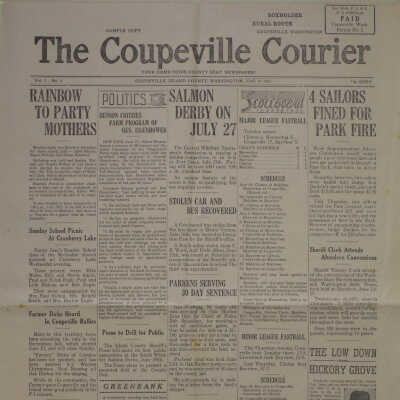 Coupeville Courier, June 19, 1952