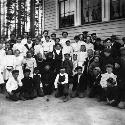 Clover Valley School House, circa 1910
