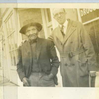 Chief Snakelum and George Kellogg
