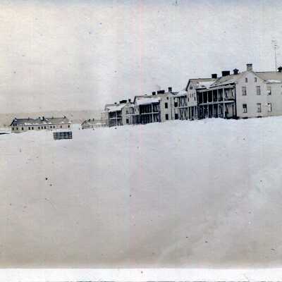 Snow at Fort Casey - Postcard, Photographic