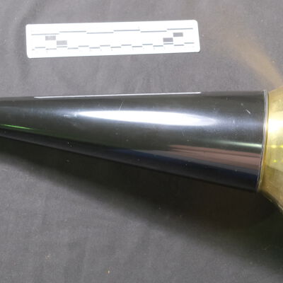 Edison portable phonograph horn