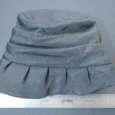 Black Faille Hat