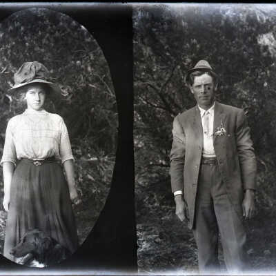 Negative, Glass-plate