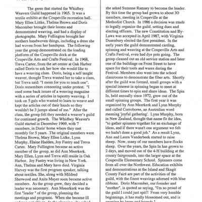 Whidbey Weavers Guild