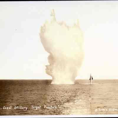 Coast Artillery Target Practice
