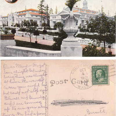Hawaiien and Oriental Foreign Exhibit Bldg., Alaska - Yukon Pacific Exposition, Seattle, Wash, 1909