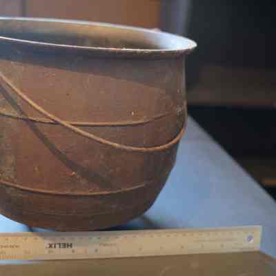 Large Iron Kettle