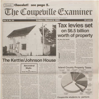Coupeville Examiner, March 9, 2001