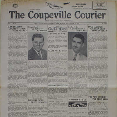 Coupeville Courier, September 4, 1952