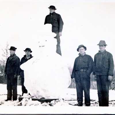 Fort Casey Snowman