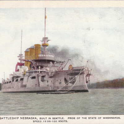 Battleship Nebraska, Built in Seattle, Pride of the State of Washington