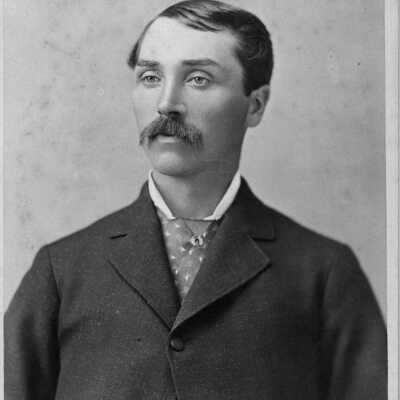 Photograph, Dr. Isaac N. Power, Sept. 1881. "for Mattie." Acc.#2019.018.043