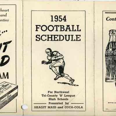 1954 High School 'B' League Football Schedule