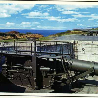 Fort Casey Guns Postcard