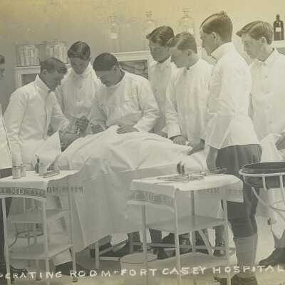 Fort Casey Hospital - Postcard, Photographic