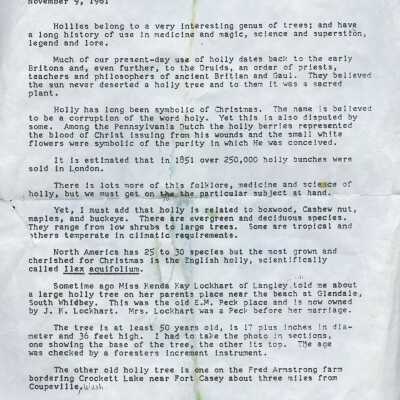Correspondence