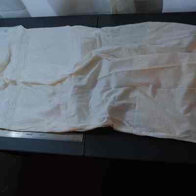2023.dpw.382 - white cotton nightgown, sleeveless, lace inserts