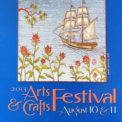 2013 Coupeville Arts and Crafts Festival Poster